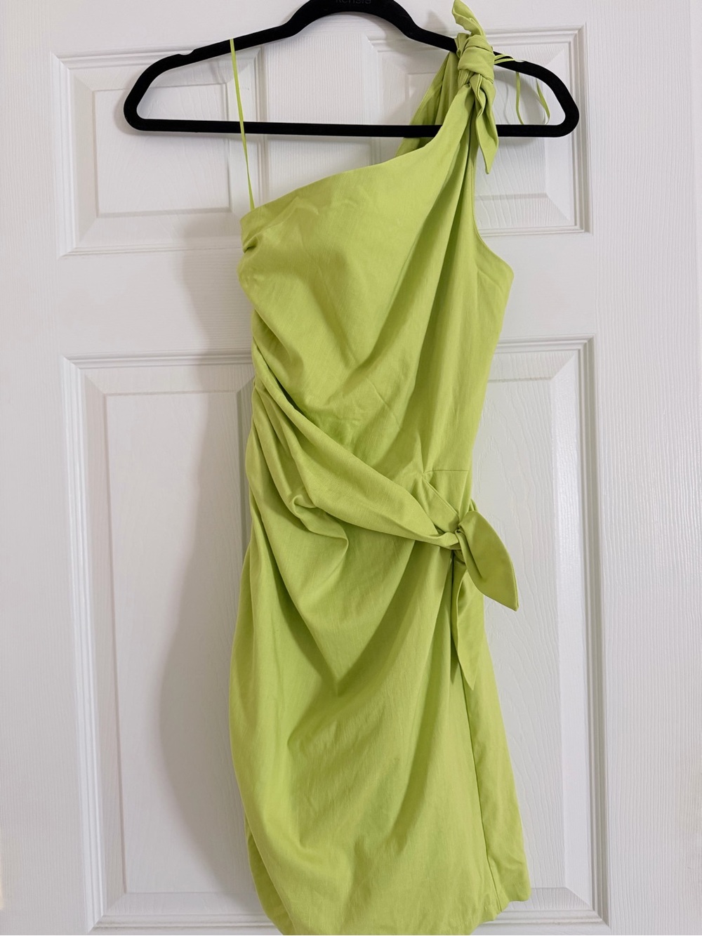 Zara One-Shoulder Tie Dress